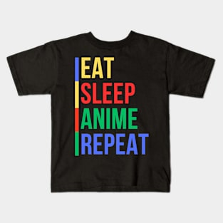 Otaku Routine (Mood Colors) Kids T-Shirt